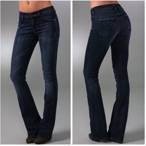 Citizens of Humanity Amber Mid Rise Boot Cut Jean Size 29 Dark Wash Y2K